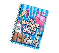 Byuexhp Diario di monitoraggio dimagrante da donna | Diario di fitness portatile | Diario di perdita di peso 12 settimane completo per pasti, follow-up, dieta, allenamento, corsa, sala