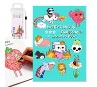 Byuexhp Libri da colorare Per Adulti - Condividi Emozioni E Rilassamento - Parolacce Libri da colorare,Per Adulti Giovani Casa Viaggi Lavoro All'aperto Al chiuso Viaggio d'affari