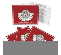 Byuexhp Mahjong Regole di gioco Guida rapida | 4 pezzi istruzioni per gioco da tavolo americano - carta impermeabile Mahjong carte da gioco | per donne famiglia nonni amici festa vacanze