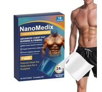 Byuexhp Patch per il Seno Maschile | 18 Pezzi Adesivi Rassodamento Pelle Torace | Cerotti Snellenti,per la Cura del Petto Maschile dopo Allenamento e Fitness Casalingo