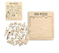 Byuexhp Puzzle in legno per adulti - Puzzle a forma di cane, sofisticati puzzle per cuccioli in legno, per adulti, donne, uomini, amanti dei cuccioli, famiglia, amici, decorazione per la casa