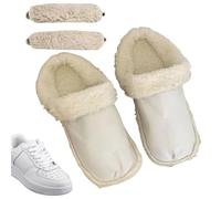 Byuexhp Solette per scarpe in peluche con per scarpe, soffici solette calde per inverno, suola interna in pelliccia rimovibile lavabile per zoccoli, pantofole e scarpe quotidiane