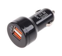BYUTFA 12V/24V Dual Ports 3.1A USB Caricabatteria per Auto Accendisigari LED Voltmetro Adattatore di Alimentazione per telefoni cellulari Tablet GPS