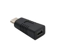 BYUTFA Adattatore Universale Mini USB Femmina a Tipo C Maschio Convertitore per Tablet Smartphone Supporto Ricarica Adattatore di Trasferimento Dati