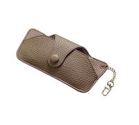 BYUTFA Borsa per Occhiali Borsa per Occhiali in PU con Manico con Cordino Custodia per Occhiali da Sole Semplice Miopie Custodia Protettiva per Occhiali Contenitore Portatile da Appendere