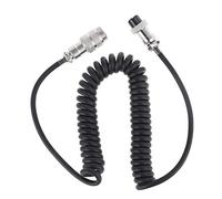 BYUTFA Cavo per Microfono prolunga a Spirale da 8 Pin 8 Spina Maschio da Aviazione a Cavo Femmina Accessorio telefonico a 8 conduttori