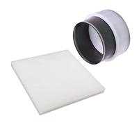 BYUTFA Perforatrice per Tende con Tappetino 2 Pezzi Maniglia Portatile Occhielli per Tende manuali per l'installazione di Tende a Rete per Soggiorno Domestico