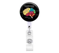 BYUTFA Portabadge a Scomparsa con Clip identificativa per Carta da Nome dell'infermiera Anatomia dell'organo Infermieristica Dottore Lavoro Medico Ufficio