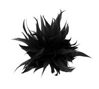 BYUTFA Spilla Piume Sciarpa Moda Fibbia Natalizia Gioielli Piuma Fiore Distintivo per Donna Ragazza