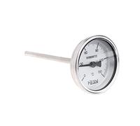 BYUTFA Termometro per Tubi 50/100/150/200/300℃ Termometro Bimetallico Indicatore di Monitoraggio della Temperatura del Metallo per Uso Industriale di Condotte