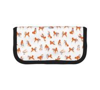BYwenhopnbs Adorabile Akita Inu, astuccio portapenne di grande capacità, organizer per penne in tela per ragazze