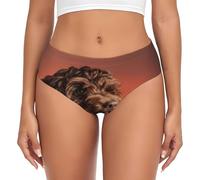 BYwenhopnbs Adorabile Cane Cockapoo, Slip di Supporto da Donna, Comodi e Morbidi, per la Biancheria Intima da Donna