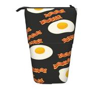 BYwenhopnbs Astuccio portapenne telescopico Bacon And Eggs