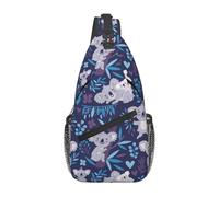 BYwenhopnbs Borsa a tracolla da uomo con simpatici koala, piccola borsa da viaggio a spalla, ideale per uomo.