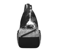 BYwenhopnbs Borsa a tracolla da uomo con stampa English Springer Spaniel, piccola borsa da viaggio a spalla.