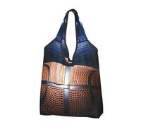 BYwenhopnbs Borsa tote pieghevole da basket Arena, impermeabile, riutilizzabile, ideale per la spesa e i viaggi.