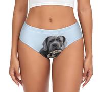BYwenhopnbs Cane Corso Dogs Pug Friendship Concepts, Slip di Supporto da Donna, Comodi e Morbidi, per la Biancheria Intima da Donna