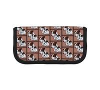 BYwenhopnbs Cane Jack Russel Terrier, astuccio portapenne di grande capacità, organizer per penne in tela per ragazze