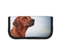 BYwenhopnbs Cane Rhodesian Ridgeback, astuccio portapenne di grande capacità, organizer per penne in tela per ragazze