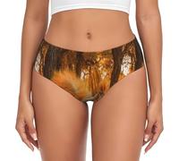 BYwenhopnbs Carino Scoiattolo Che Mangia Noci, Slip di Supporto da Donna, Comodi e Morbidi, per la Biancheria Intima da Donna