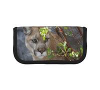 BYwenhopnbs Cougar, astuccio portapenne di grande capacità, organizer per penne, astuccio portapenne in tela per ragazze