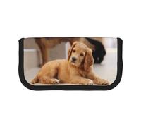 BYwenhopnbs Cuccioli di Cocker Spaniel, piccoli cani Spaniel, astuccio portapenne di grande capacità, organizer in tela per ragazze.