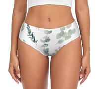 BYwenhopnbs Eucalyptus, slip da donna di supporto con sacchetto, comodi e morbidi, biancheria intima da donna, Multicolore, L