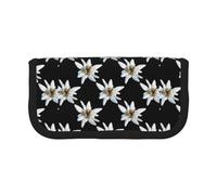 BYwenhopnbs Leontopodium Edelweiss, astuccio portapenne di grande capacità, organizer per penne in tela per ragazze