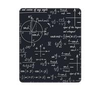 BYwenhopnbs Matematico Senza Cuciture Con Forme Geometriche Formule Quadrato Mouse Pad Cucito Bordo Design 10 & 12"