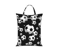 BYwenhopnbs Pallone da calcio, borsa per la biancheria, borse da viaggio impermeabili, borsa per il lavaggio con cerniera
