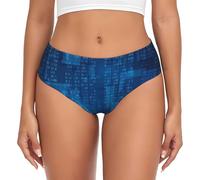 BYwenhopnbs Programmatore Codice Binario Blu, Slip di Supporto da Donna, Comodo e Morbido, Intimo per Donna