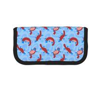 BYwenhopnbs Simpatico cartone animato animale selvatico ornitorinco, astuccio portapenne di grande capacità, organizer per penne in tela per ragazze