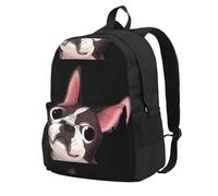 BYwenhopnbs Zaino da viaggio Boston Terrier NatureSchool per uomo e donna, zaino da college con scomparto per laptop da 15 pollici
