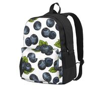 BYwenhopnbs Zaino da viaggio per la scuola Blueberry (2) per uomo e donna, zaino da college con 15 scomparti per laptop