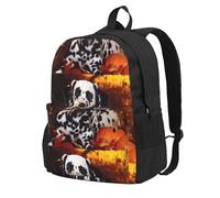 BYwenhopnbs Zaino da viaggio per la scuola con cane dalmata, per uomo e donna, con scomparto per laptop da 15 pollici