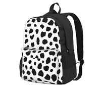 BYwenhopnbs Zaino da viaggio per la scuola con motivo a cane dalmata, per uomo e donna, con scomparto per laptop da 15 pollici