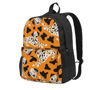 BYwenhopnbs Zaino da viaggio per la scuola con simpatici cani dalmata, per uomo e donna, con scomparto per laptop da 15 pollici