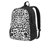 BYwenhopnbs Zaino da viaggio per uomo e donna con stampa leopardata e animali, The ArtsSchool, zaino da college con 15 scomparti per laptop