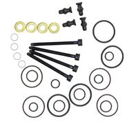 Bywindup 4 Set di guarnizioni per iniettori valvole e kit bulloni di tensionamento compatibili con i codici motore AGR, AHF, AJM, AMF, ALH 1.4 TDI 1.9 TDI 2.0 TDI 038103385A 1417010997