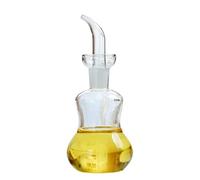 BYWXW Bottiglia Dispenser per Olio d'oliva,Bocchetta a Forma di Imbuto Piccola Bottiglia di Olio d'oliva Bottiglia di Aceto, Dosatore Olio e Aceto Bottiglia per Olio per Cucina e Barbecue(Size:250ML)