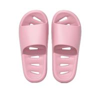 BYWXW Ciabatte da Doccia Antiscivolo,con fori di drenaggio Pantofole,Scarpe da Bagno Estate Sandali a Punta Apert da Casa Ciabatte da Doccia Antiscivolo(Size:EU 39/40,Color:Rosa)