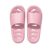 BYWXW Ciabatte da Doccia Antiscivolo,con fori di drenaggio Pantofole,Scarpe da Bagno Estate Sandali a Punta Apert da Casa Ciabatte da Doccia Antiscivolo(Size:EU 37/38,Color:Rosa)