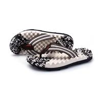 BYWXW Flip-flop Pantofole da Massaggio in, Plantare Artrite Sollievo dal Dolore Sandali da Massaggio,Naturopatia Migliorare la Circolazione Sanguigna per Uomo e Donna (Size:EU 39,Color:Marrone)