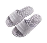 BYWXW Pantofole da Massaggio,Estive da Spiaggia Sandali Pantofole da Casa Morbide Comode Antiscivolo Ciabatte Piscina e Doccia Morbidi Pantofole da Massaggio(Size:EU 36,Color:Grigio)