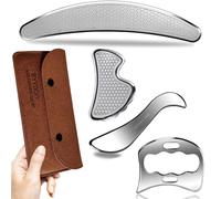 BYYDDIY 4 in 1 Gua Sha Muscle Scraper Tool Set, Scar Tissue Tools, Strumenti di terapia fisica, Strumento di raschiatura muscolare, Raschietto per massaggio, Strumenti IASTM, Raschietto fascia,