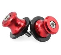 BYYINGS Supporto for accessori for moto Vite M6 Bobine for forcellone Slider Compatibile con MT10 MT09 Tracer900 700/GT FZ09 XSR900 XSR 300 250 155(Red)