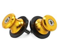 BYYINGS Supporto for accessori for moto Vite M6 Bobine for forcellone Slider Compatibile con MT10 MT09 Tracer900 700/GT FZ09 XSR900 XSR 300 250 155(Gold)