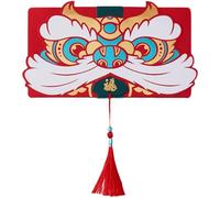 BYYLECL Buste rosse pieghevoli cinesi - 6 o 10 biglietti di Capodanno cinese Hong Bao Money Cash buste rosse per festival di primavera, Capodanno, pace e gioia