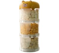 BYYLE ontenitore per alimenti per animali domestici, contenitore portatile per snack per cani, impilabile, per addestramento all'aperto, escursionismo, campeggio, tre