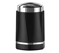 BYYLECL Rasoio elettrico per gli uomini, Rasoi da uomo ricaricabili bagnati e asciutti, Mini rasoio portatile lavabile da uomo barba Trimmer nero